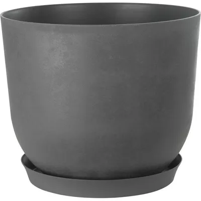 Obrázek produktu pro Květináč kulatý, Swing Rond, průměr 30 cm, objem 13 l, výška 25 cm, šedý