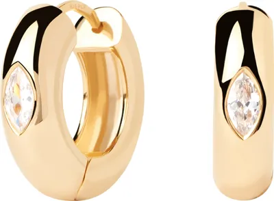 Produktbild von PDPAOLA Ohrringe URA HOOP Sterlingsilber gold