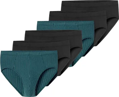 Produktbild von Schiesser 6er Pack 95/5 Essentials - Organic Baumwolle Mini Slip / Unterhose Mit softem, tonalem Komfortbund, Extra bequemer Beinausschnitt, In perfekt sitzender, elastischer Single-Jersey-Qualität