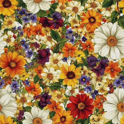 Immagine prodotto di OUTDOOR DEKOSTOFFE OXFORD - Motivo Fiori colorati | DX18050