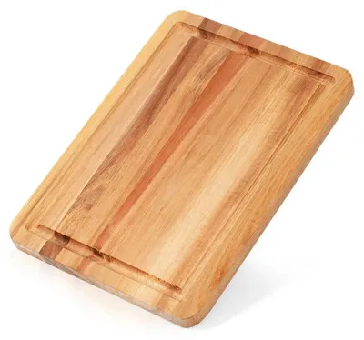 Image de Planche à découper en bois - 28 x 20 cm - Marron