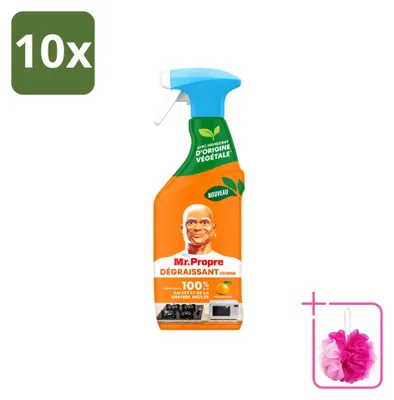 Produktbild von 10 x Mr. Proper Küchenentfetter Spray - Mandarine - 500 ml - Sparpackung - 10 Stücke