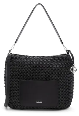 Image de L.CREDI sac à épaule sac à épaule bandoulière Ramina Hobo Bag Schwarz noir
