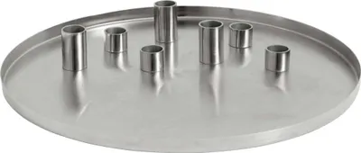 Produktbild von Silberschale mit 7 Kerzenhaltern, groß