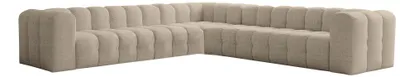 Produktbild von Ecksofa Baloo Corner Groß, 8-Sitzer, für das Wohnzimmer, Stoff Moly, beige