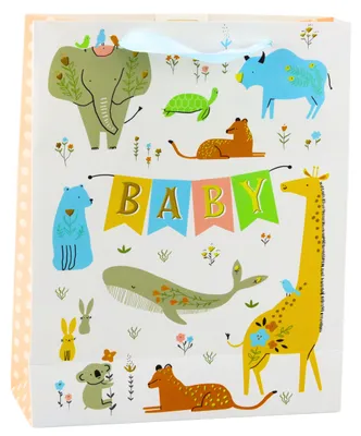Productafbeelding van Babydieren Inscriptie Cadeauzakje 32 X 26 X 10 cm