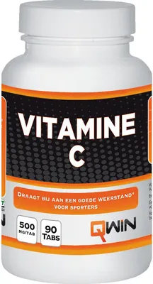 Produktbild von QWIN Vitamin C 1000 mg Tabletten, 90 Stück, Nahrungsergänzung