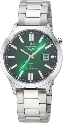 Master Time MTGA-10944-81M Funkuhr für Herren Colorline Grün 1