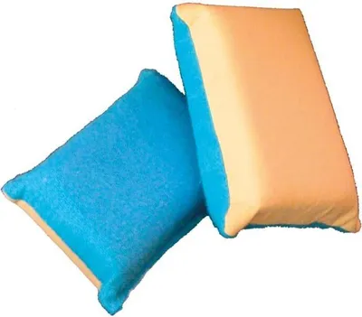 Immagine prodotto di Spugna per parabrezza HP Utilizzo su entrambi i lati Materiale:  assorbente e microfibra Dimensioni: 12 x 8 x 4 cm