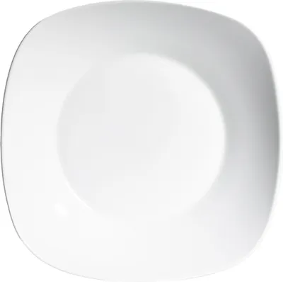 Produktbild von Suppenteller - 21 x 21 cm - Weiß - Porzellan