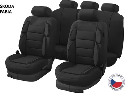 Obrázek produktu pro Autopotahy Perfetto YL Škoda Fabia černá