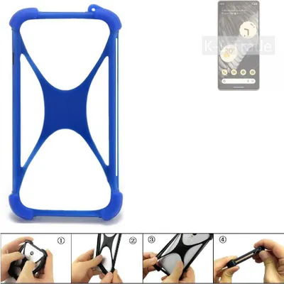 Produktbild von K-S-Trade Handy Hülle kompatibel mit Google Pixel 7 Pro Silikon Schutzhülle Cover Case Bumper Silikoncase TPU Softcase Schutz Hülle Smartphone