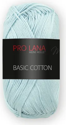 Produktbild von Pro Lana Basic Baumwolle 50g 57 wasserblau