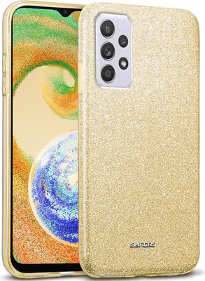 Obrázek produktu pro Pouzdro na mobilní telefon pro Samsung Galaxy A23 5G, třpytivý kryt, TPU, zlaté provedení