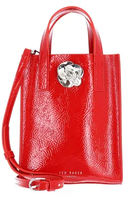 Immagine prodotto di Ted Baker borsetta borsa a tracolla Roseem Rose Detail Crinkle Small Bag Red rosso