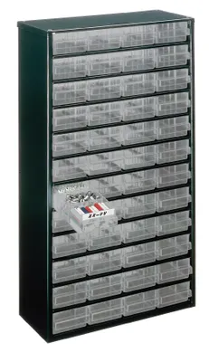 Zdjęcie produktu dla raaco Drawer cabinet (L x W x H) 150 x 306 x 552 mm No. of compartments: 48 Content 1 pc(s)