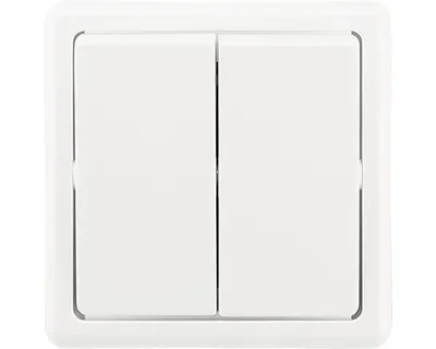 Zdjęcie produktu dla Przełącznik  3553-52289B1 Classic r.6+6 podwójny AC biały