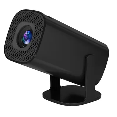 Produktbild von ZELURXX Tragbarer Beamer, Mini Projektor, 1080P, Quadratisches Design, Bluetooth, WiFi6 + BT5.0, unterstützt Android 11.0, Schwarz