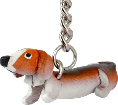 Produktbild von Monkimau Mini Dackel Schlüsselanhänger aus Leder