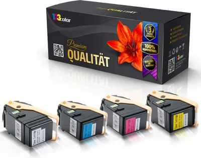Produktbild von 4x Kompatible Tonerkartuschen für Xerox Phaser 7100dn Phaser 7100dnm Phaser 7100n Phaser 7100nm Phaser 7100Series 106R02605 106R02599 106R02600 106R02601 Schwarz Blau Rot Gelb - Office Pro Serie