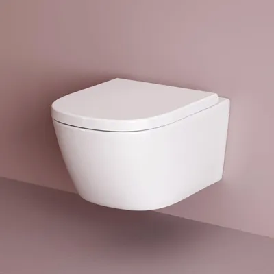 Produktbild von AM.PM Wand-WC Libre AquaSpin spülrandlos mit WC-Sitz – CLB1900PSC