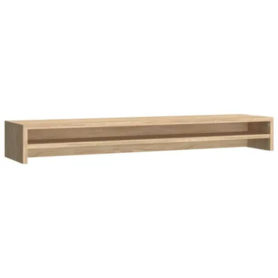 Immagine prodotto di vidaXL Supporto per monitor rovere Sonoma 100x24x13 cm Materiale a base di legno