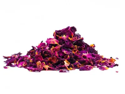 Produktbild von Rosenblüten geschnitten - essbare Rosen Blüten getrocknet - Gewürz - Tee - 30g