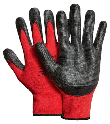 Produktbild von Seiz Arbeitshandschuhe Red Mamba Rot/Schwarz 5er-Pack Größe 9