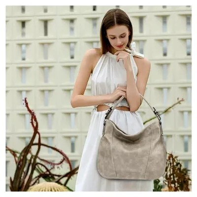 Produktbild von Damentasche, Umhängetasche und Shopper, Crossbody Tote Bag mit Reißverschluss und Geldbörse - 2-teiliges Set