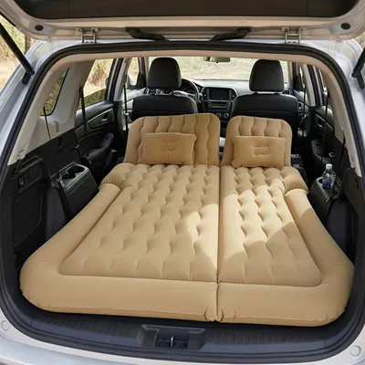 Obrázok produktu pre Nafukovacia matrace do auta, PVC, 174 x 126 cm, nafukovacia, vhodná na cestovanie