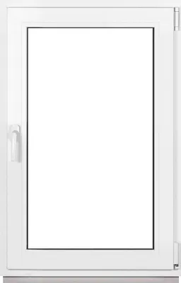 Imagen del producto de Ventanas de plástico Framex blanca Ancho x alto 100 x 40 cm (1000 x 400 mm) doble (32 mm) oscilobatiente DIN izquierda - Premium - todos los tamaños