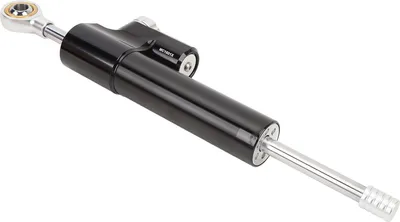 Immagine prodotto di Ammortizzatore di sterzo per moto, regolabile, universale, aumenta la stabilità, stabilizzatore per moto, nero + argento