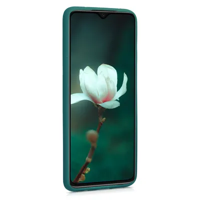 Produktbild von kwmobile Hülle kompatibel mit Xiaomi Redmi Note 8 Pro Hülle - weiches TPU Silikon Case - Cover geeignet für kabelloses Laden - Petrol matt
