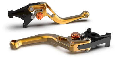Produktbild von LSL Kupplungshebel BOW L83R, kurz, gold/orange