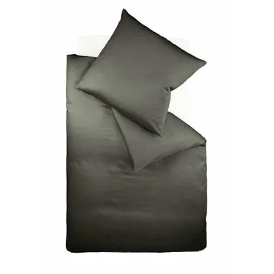 Obrázek produktu pro fleuresse interlock jersey ložní prádlo Barvy 155x200 cm + 80x80 cm antracitová