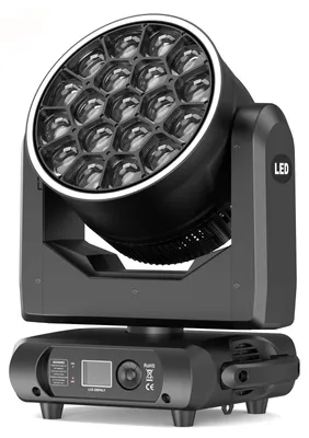 Obrázok produktu pre RGBW LED pohyblivá reflektor – osvetlenie pódií – osvetlenie pre diskotéky – 19 x 15 W – 350 W