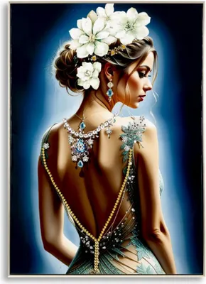 Produktbild von Mauro Ferretti Isabel Wandbild mit Rahmen 72x4x102 cm
