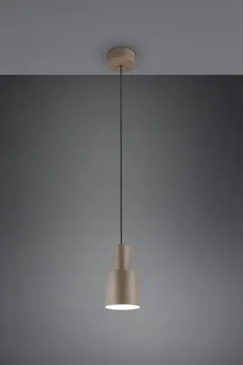 Obrázok produktu pre Trojitá závesná lampa AGUDO – farba taupe – 12x12x150 cm