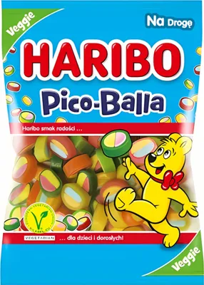Zdjęcie produktu dla Haribo Pico-Balla Żelki owocowe Mix Smaków i Kolorów 85g