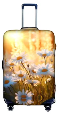 Produktbild von Gepäckhülle mit Wildgänseblümchen-Motiv, elastisch und waschbar, X-Large