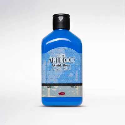 Produktbild von büstArtdeco Acrylfarbe 500 ml – Blau