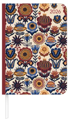 Produktbild von Alpha Edition - Lady Journal Paisley 2026 - Taschenkalender A6 (11×15 cm) mit Monatsübersicht & Notizbereich, eleganter Terminplaner für Beruf, Schule & Alltag
