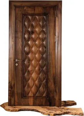 Obrázok produktu pre Hnedé drevené dvere Elegantné robustné pre domácnosť