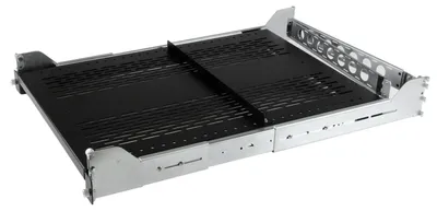 Produktbild von StarTech.com 2HE Rack-Fachboden perforiert 19" 22 kg, einstellbar 70-80 cm