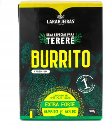 Imagen del producto de Yerba Mate Laranjeiras Terere Burrito Boldo, 500g (0,5kg), hierbas premium