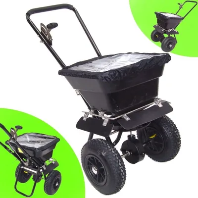 Obrázek produktu pro Nerezové ruční rozmetadlo hnojiv 55163 Rozmetadlo 45L rozmetadlo soli hnojiva