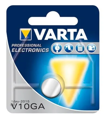 Produktbild von Varta V10GA AG10 LR54 LR1130 1.5V Alkaline Knopfzelle - 1 Batterie
