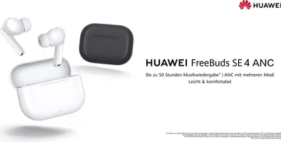 Zdjęcie produktu dla Huawei FreeBuds SE 4, Przewodowy i Bezprzewodowy, 20 - 20000 Hz, Połączenia/muzyka, Zestaw słuchawkowy, Czarny
