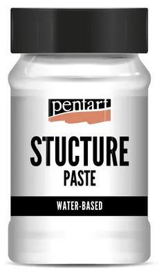 Obrázek produktu pro Bílá strukturovací pasta Pentart - 100 ml