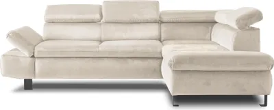 Produktbild von Best Mobilier Nairobi, Beige, Samt, Metall, 2490 mm, 1900 mm, 890 mm